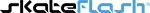 LOGO SKATEFLASH NEGRO AZUL 150